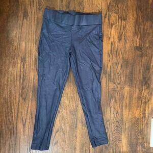 Loft Navy Blue Pebbled Leggings Size Medium Activewear, Outdoors, Workout, Gym